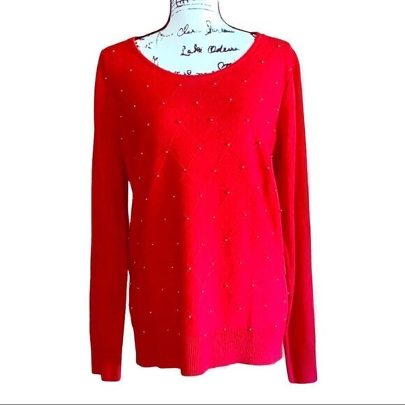 Laura Scott Beaded Sweater - Picture 2 of 7